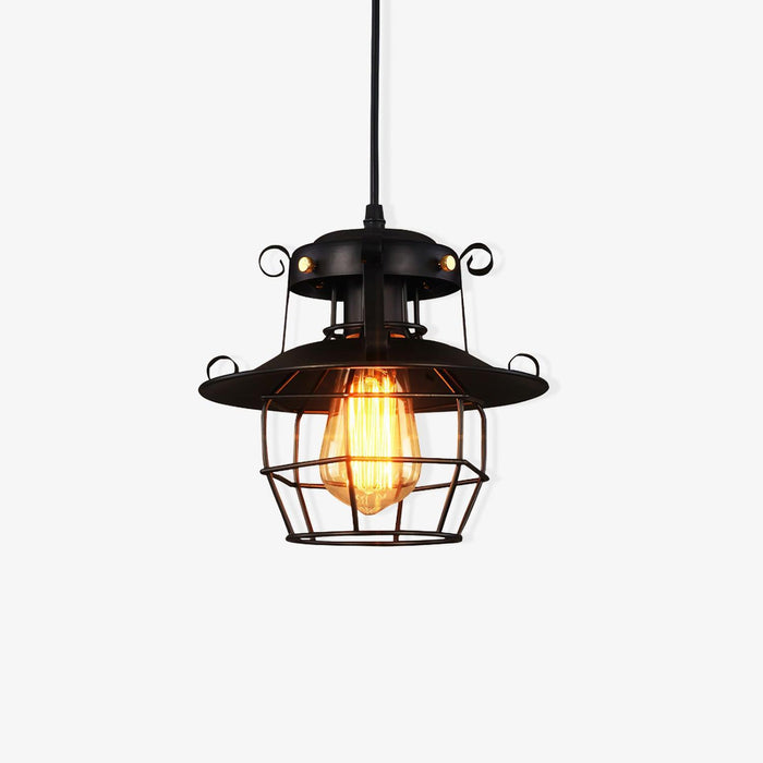 Retro Birdcage Pendant Light-DWHOME