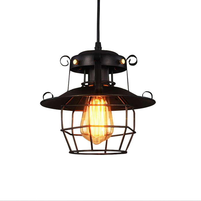 Retro Birdcage Pendant Light.