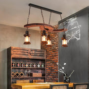 Retro Boat Wood Chandelier-DWHOME