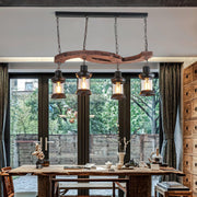 Retro Boat Wood Chandelier-DWHOME