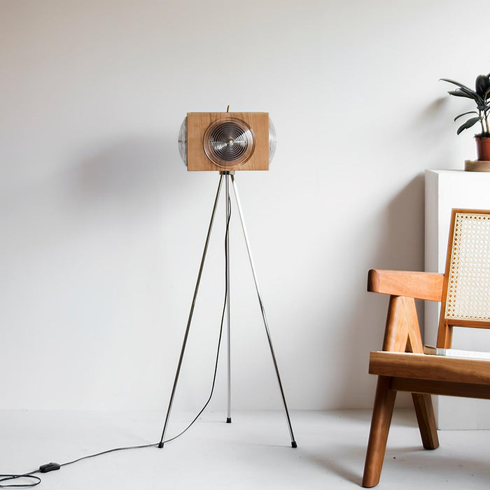 Retro Camera Focus Floor Lamp.