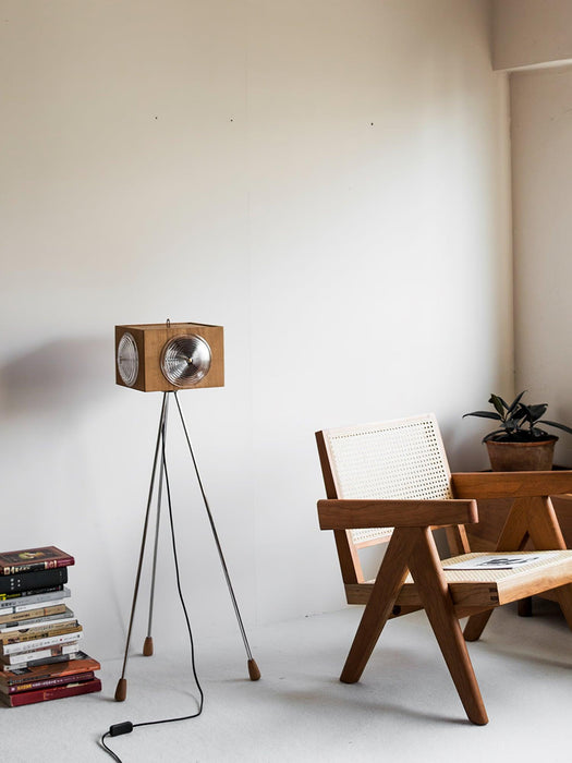 Retro Camera Focus Floor Lamp.