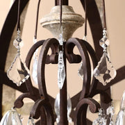 Retro Globe Weathered Chandelier-DWHOME