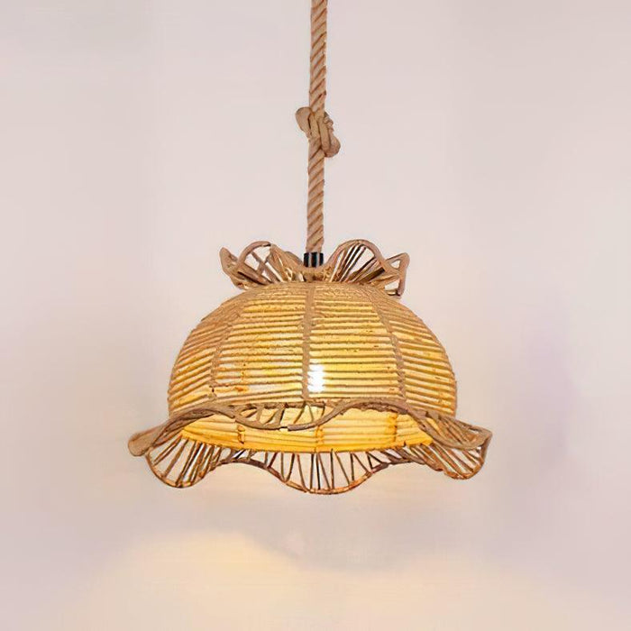 Retro Hemp Rope Interesting Pendant Light - Vakkerlight