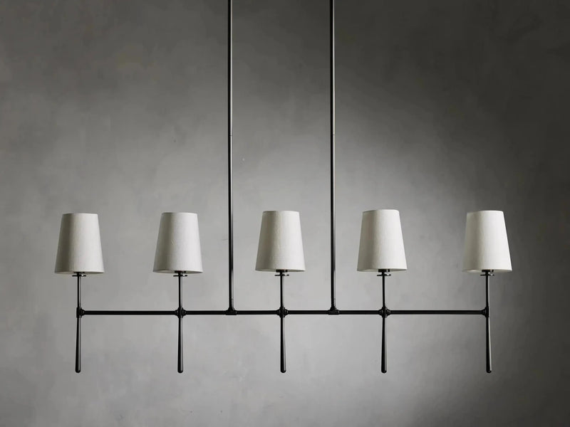 Rhodes Linear Chandelier 5/6 Light-DWHOME