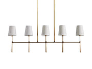 Rhodes Linear Chandelier 5/6 Light-DWHOME