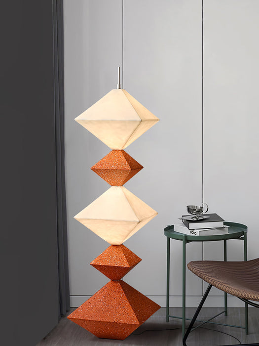 Rhombus Cube Floor Lamp.