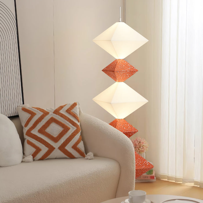 Rhombus Cube Floor Lamp.