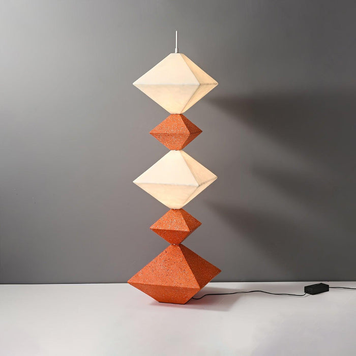 Rhombus Cube Floor Lamp-DWHOME