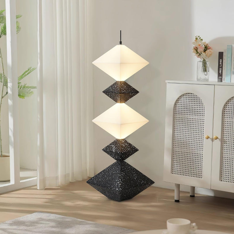 Rhombus Cube Floor Lamp-DWHOME