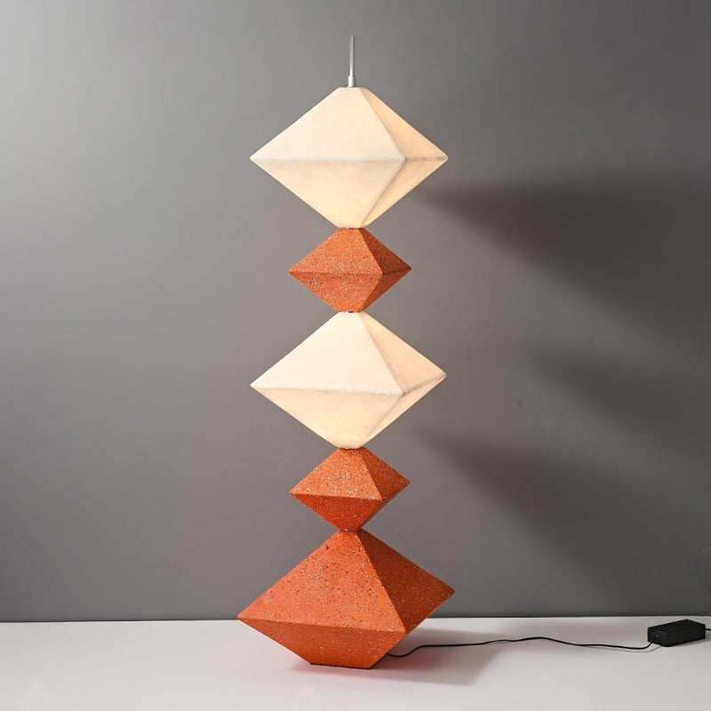 Rhombus Cube Floor Lamp-DWHOME