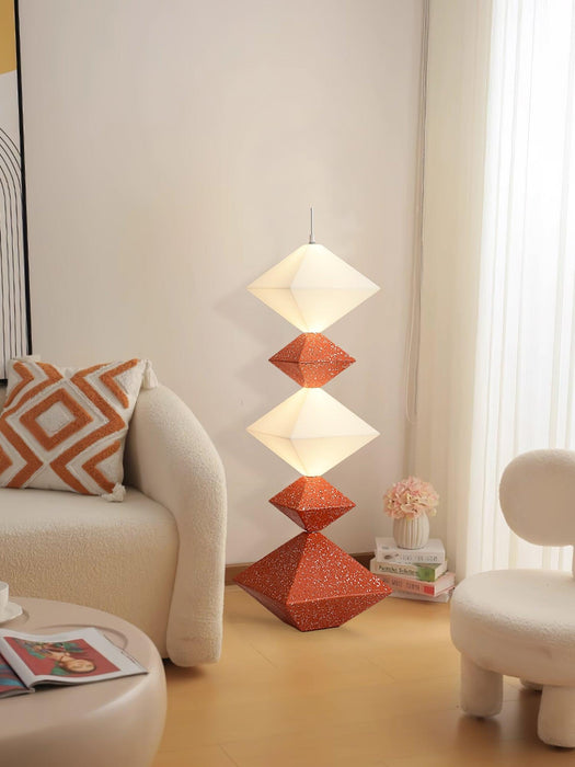 Rhombus Cube Floor Lamp-DWHOME