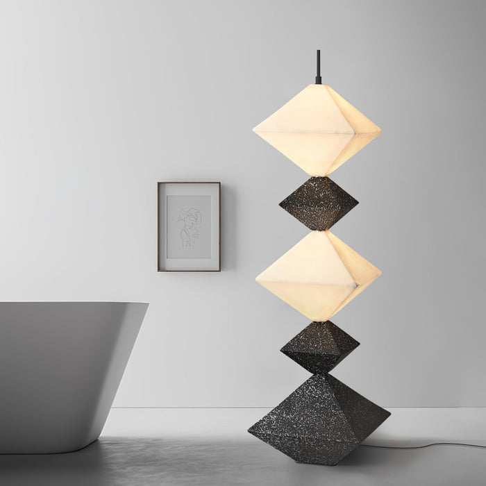 Rhombus Cube Floor Lamp.