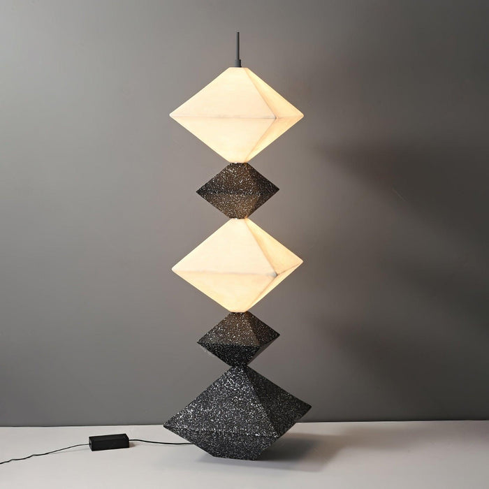 Rhombus Cube Floor Lamp-DWHOME