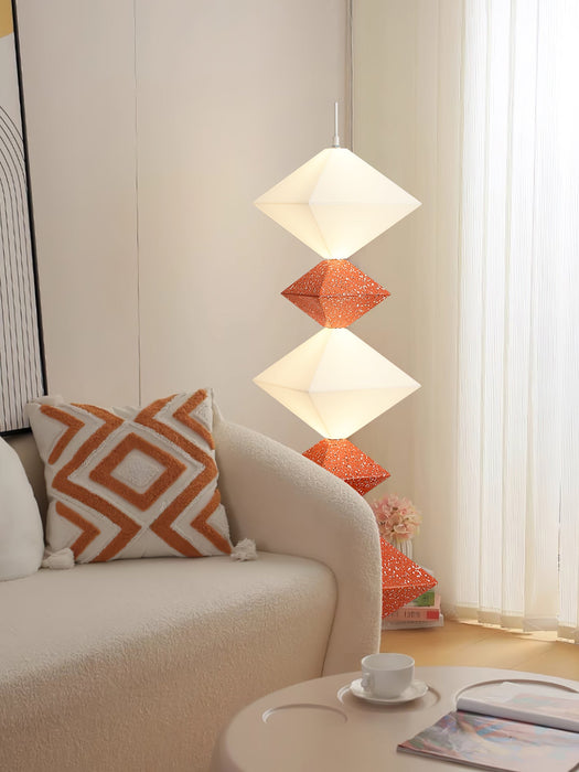 Rhombus Cube Floor Lamp.