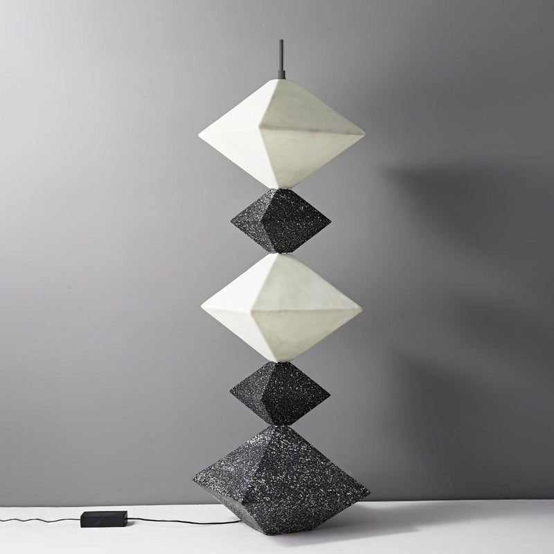 Rhombus Cube Floor Lamp-DWHOME