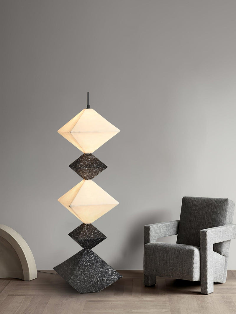 Rhombus Cube Floor Lamp-DWHOME
