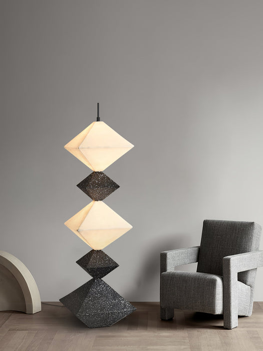 Rhombus Cube Floor Lamp.