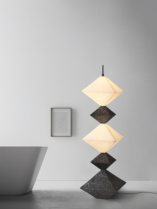 Rhombus Cube Floor Lamp.