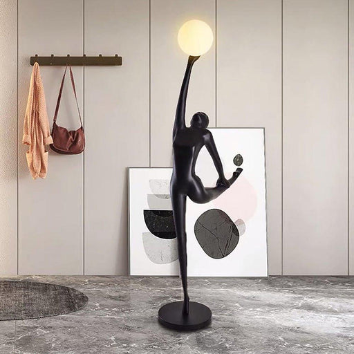 Rhythmic Gymnast Sculpture Floor Lamp-DWHOME