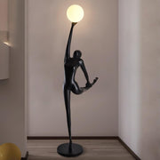 Rhythmic Gymnast Sculpture Floor Lamp-DWHOME