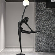 Rhythmic Gymnast Sculpture Floor Lamp-DWHOME