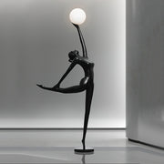 Rhythmic Gymnast Sculpture Floor Lamp-DWHOME