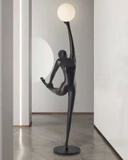 Rhythmic Gymnast Sculpture Floor Lamp-DWHOME