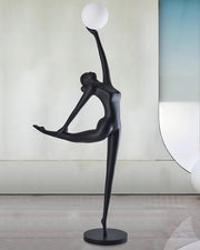 Rhythmic Gymnast Sculpture Floor Lamp-DWHOME