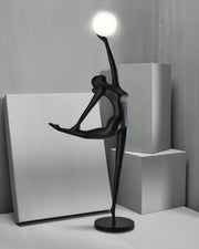 Rhythmic Gymnast Sculpture Floor Lamp-DWHOME