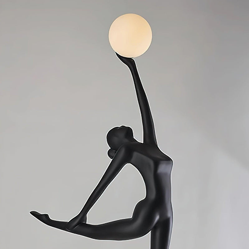 Rhythmic Gymnast Sculpture Floor Lamp-DWHOME