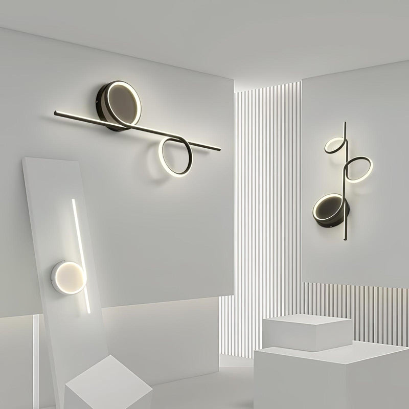 Rhythmic Line Wall Light-DWHOME