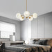 Ribbed Glass Ball Chandelier - DWHOME