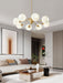 Ribbed Glass Ball Chandelier - DWHOME