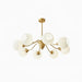 Ribbed Glass Ball Chandelier - DWHOME