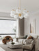 Ribbed Glass Gold Chandelier - DWHOME