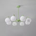 Ribbed Glass Matcha Chandelier - DWHOME