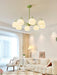 Ribbed Glass Matcha Chandelier - DWHOME