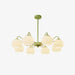 Ribbed Glass Matcha Chandelier - DWHOME