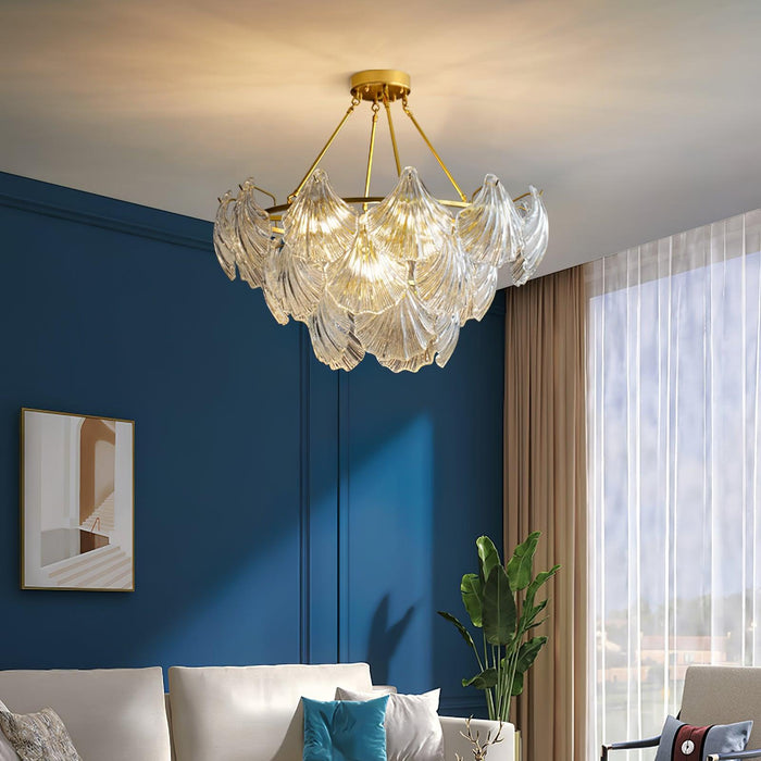 Ribbed Shell Ceiling light-DWHOME