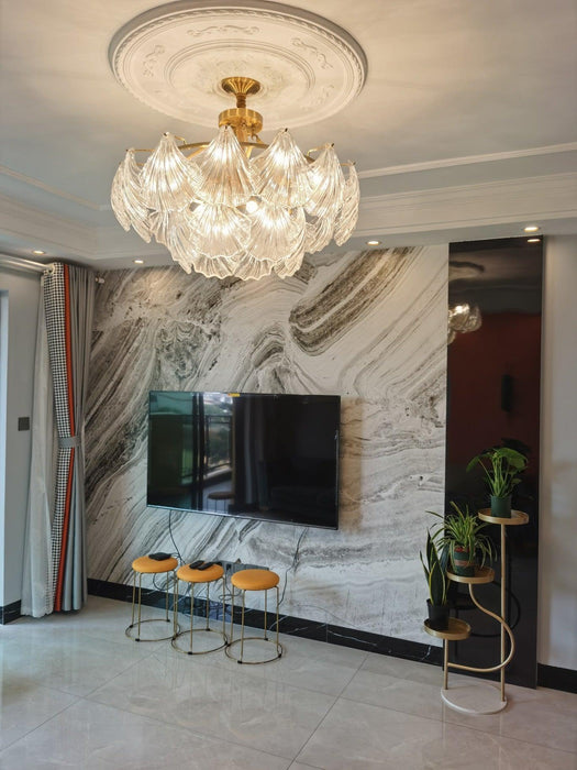 Ribbed Shell Ceiling light-DWHOME