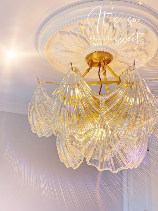 Ribbed Shell Ceiling light-DWHOME