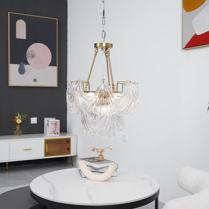 Ribbed Shell Ceiling light-DWHOME