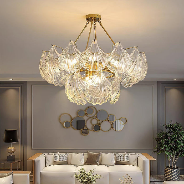 Ribbed Shell Ceiling light-DWHOME