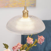 Ribbed Spiral Pendant Swag Light-DWHOME