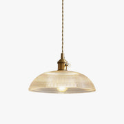 Ribbed Spiral Pendant Swag Light-DWHOME