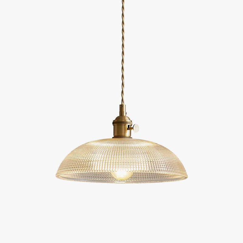 Ribbed Spiral Pendant Swag Light-DWHOME