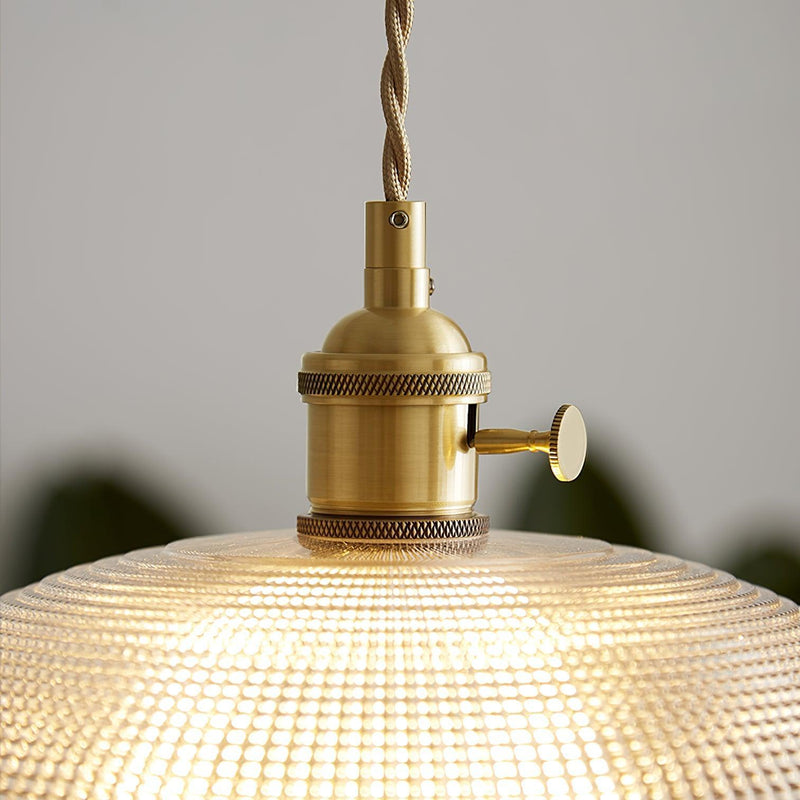 Ribbed Spiral Pendant Swag Light-DWHOME