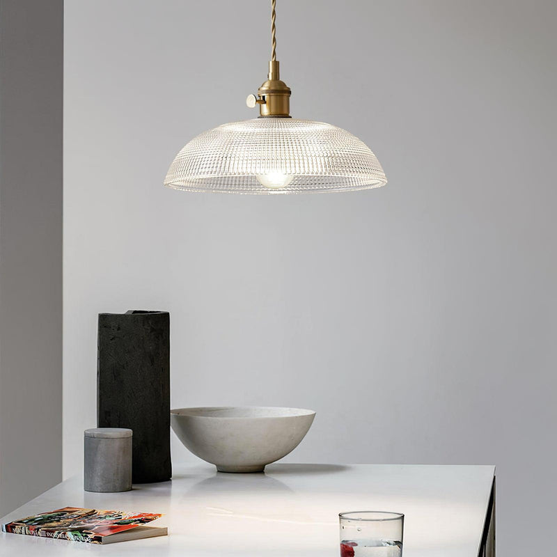 Ribbed Spiral Pendant Swag Light-DWHOME