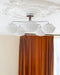 Ribbed Walnut Ceiling Lamp - DWHOME